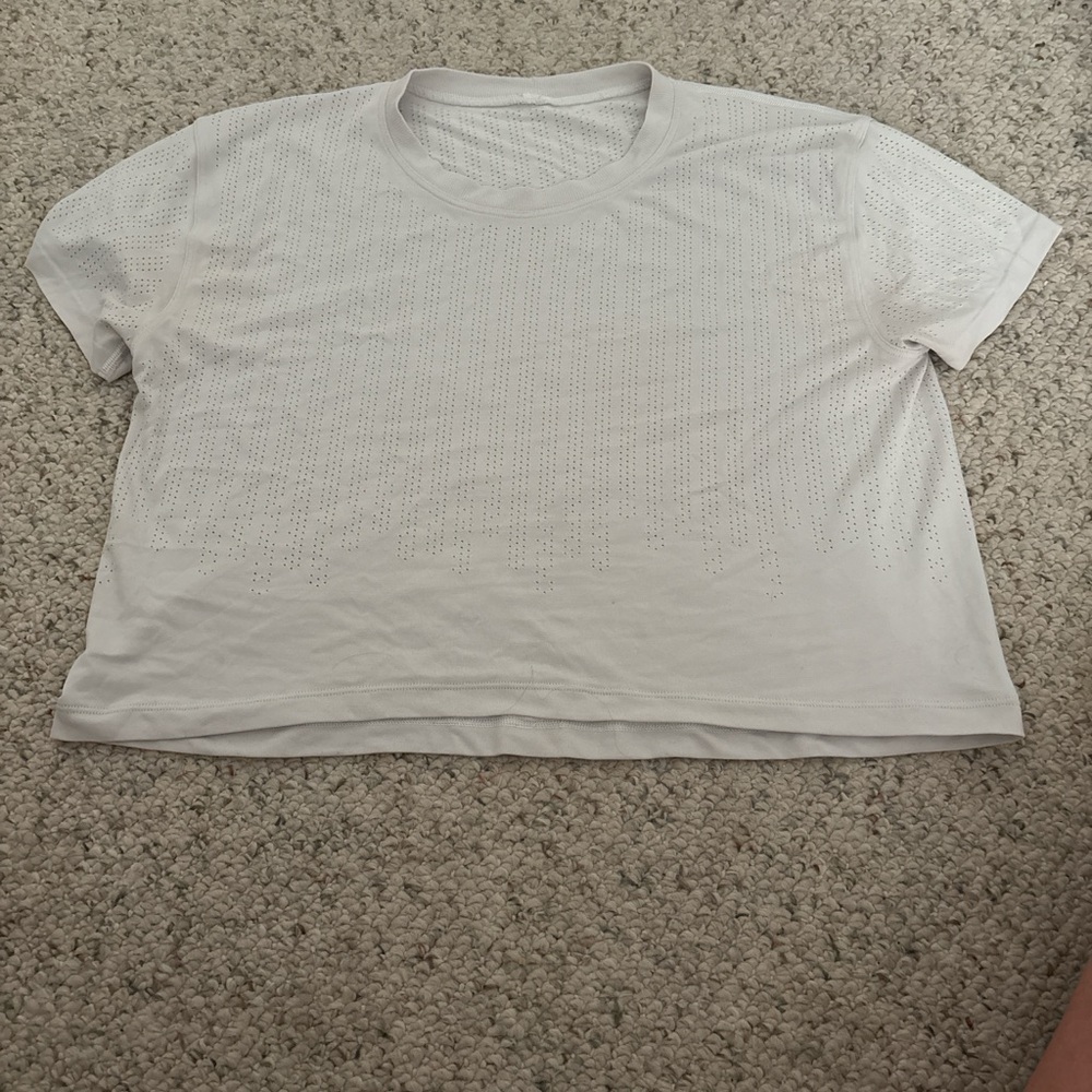 lululemon athletica White Short Sleeve Tee